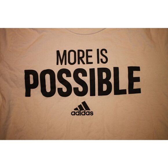 Adidas Amplifier Tee White T-Shirt "More is Possible" - Size XL - Picture 2 of 5